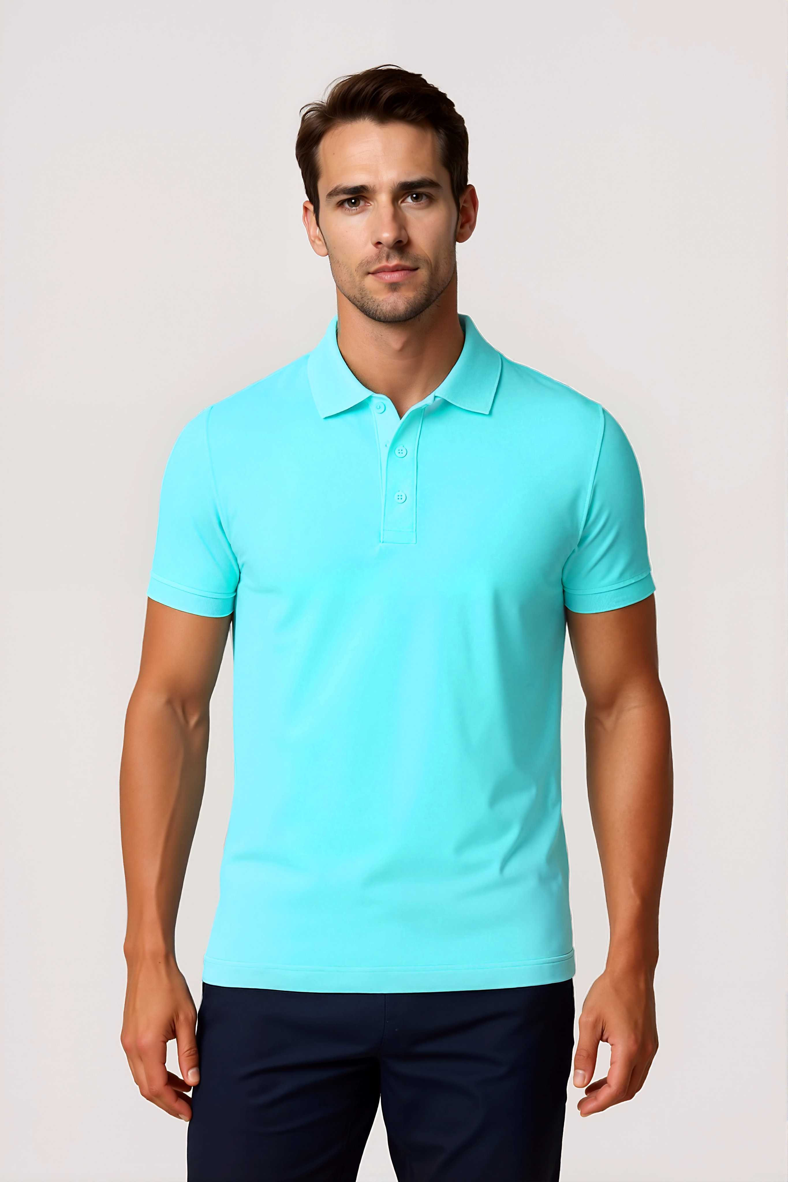 Le Polo - Bleu turquoise