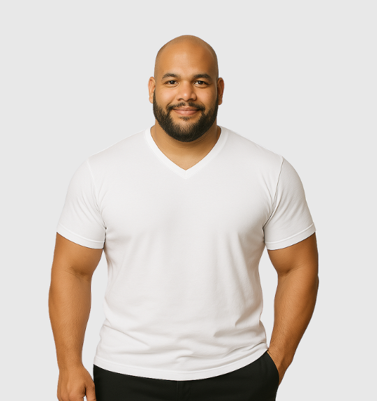 Pack de 9 Col V - Blanc