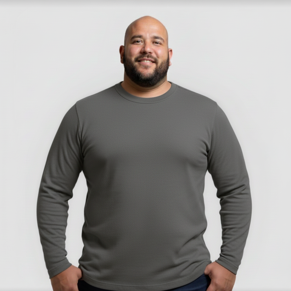 Pack de 6 Manches Longues - Gris